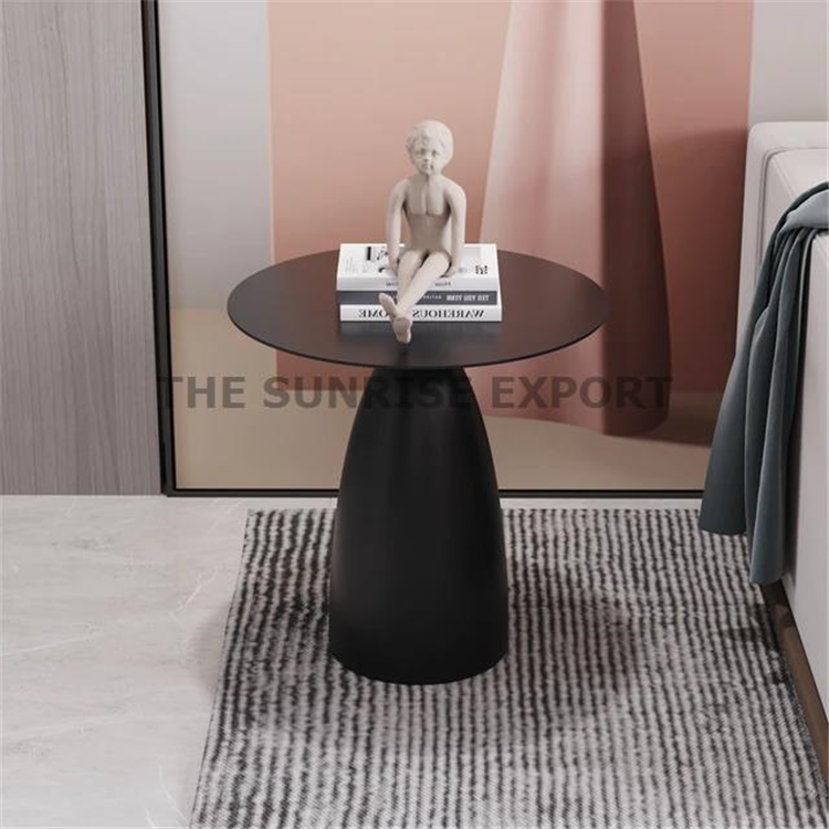 MODERN BLACK FINSH SIDE TABLE 