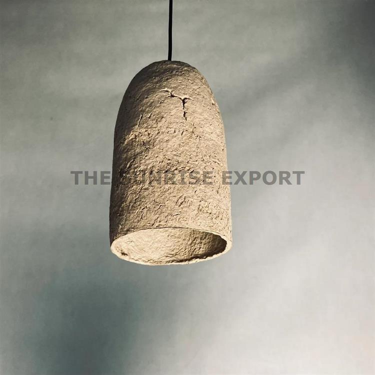 PAPER MECHE DOWN LIGHT PENDENT LAMP
