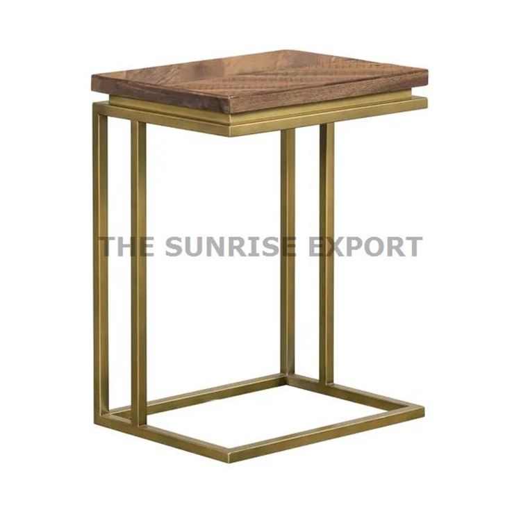 RECTANGLE C SHAPE SIDE TABLE FOR BED