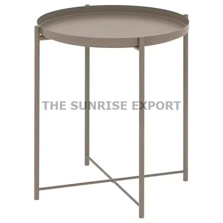 SIDE TABLE WITH FOLDABLE STAND 