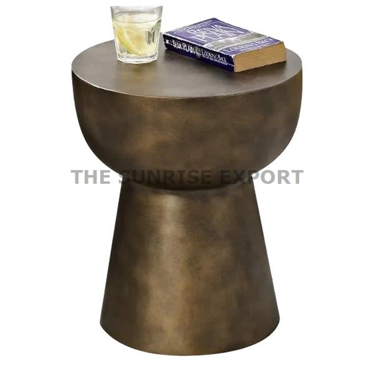 Table Round Modern Bronze Antique