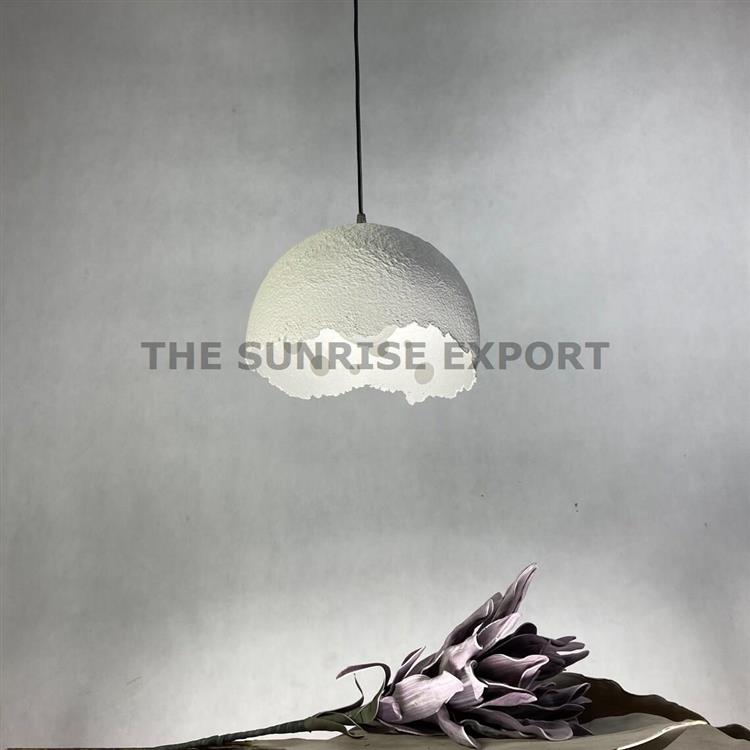 MODERN PATERN PAPER MECHE PENDENT LAMP
