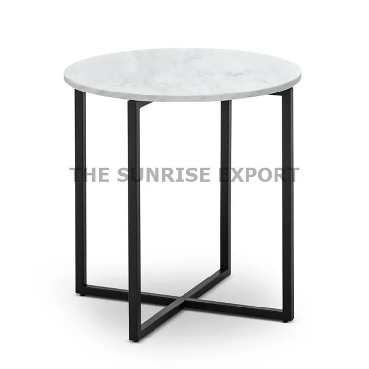 SIDE TABLE WITH TOP MARBLE 